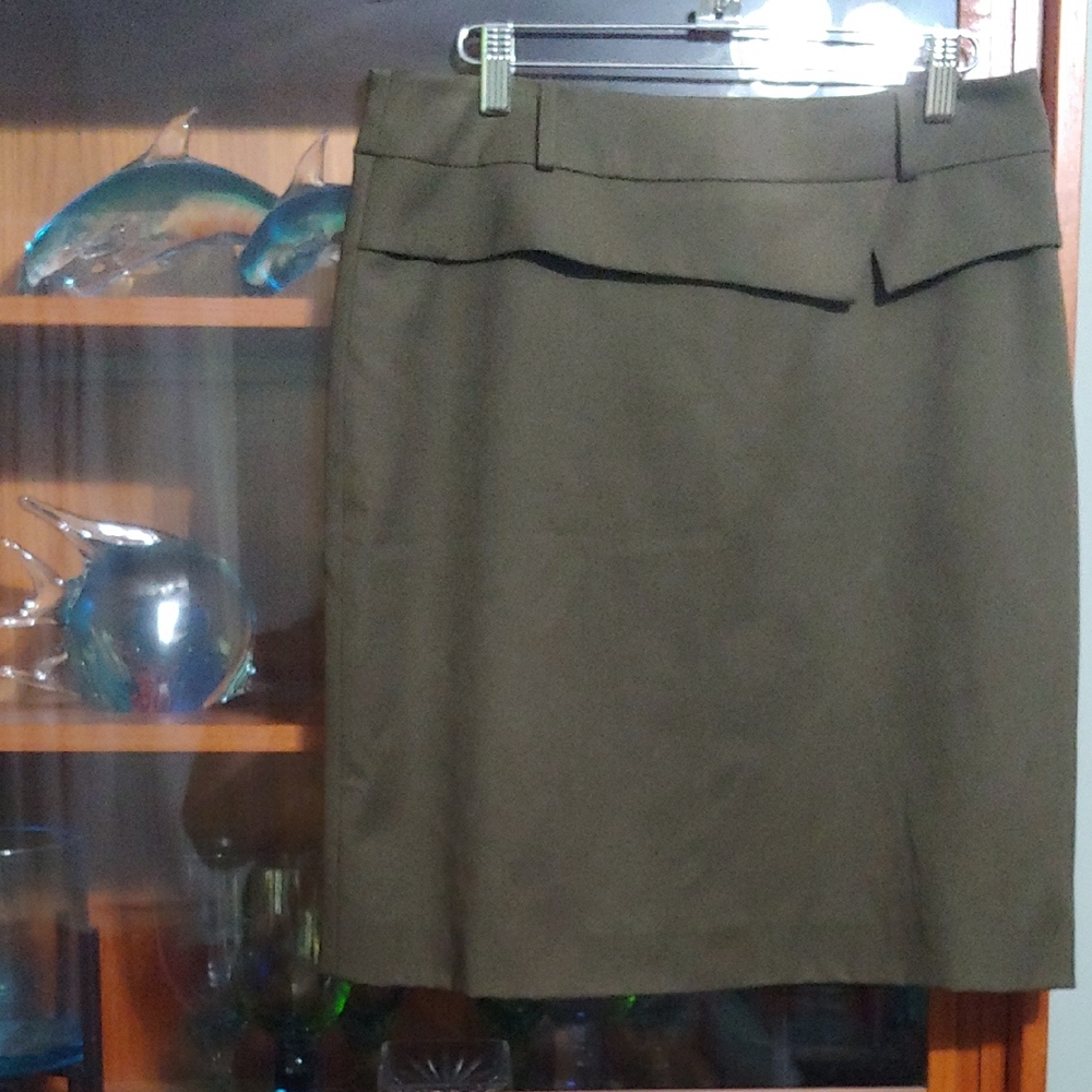 ANTONIO MELANI Olive Midi Skirt